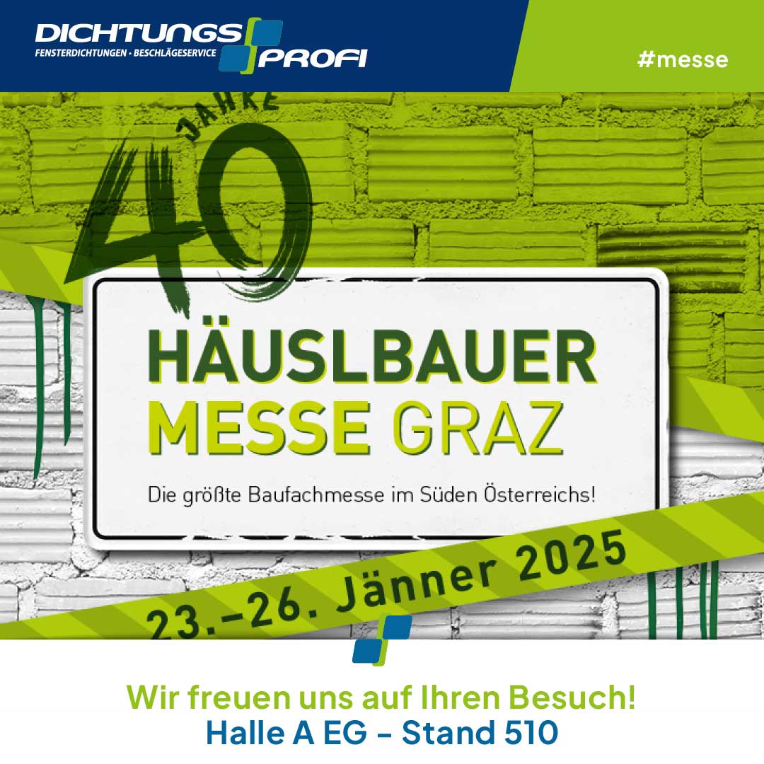 Häuslbauer Messe Graz 2025 Dichtungsprofi